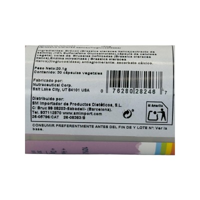 Brócoli activado (Vital Extracts) 350mg 30 cápsulas vegetales de Solaray SOLARAY SOLA-28246 Suplementos Deportivos (Complemen...