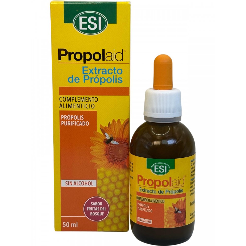 Propolaid extracto de própolis 50ml con equinacea sin alcohol de ESI ESI ESI-21010501 Acción benéfica garganta y pecho salud.bio