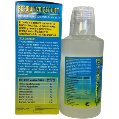 Resolutivo Regium 600ml de Plameca Plameca 445200 DIURETICO salud.bio