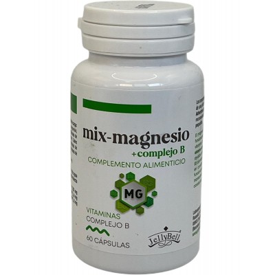 MIX Magnesio + Complejo B, 60 Cápsulas de Jellybell JellyBell JB-0146 Suplementos Minerales  salud.bio