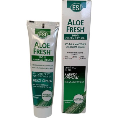 ALOE FRESH RETARD MENTA CRISTAL (100 ML.) de ESI ESI 43010401 Dentrificos , Pasta de Dientes salud.bio