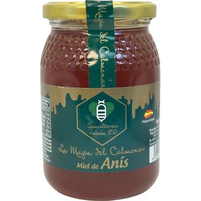 Miel de Anís pura y cruda de 500g de La Magia del Colmenar La Magia del colmenar MAG-23973 Miel, Polen, Jalea Real, Propolis ...