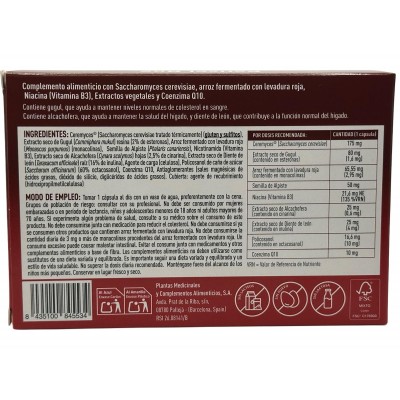 Policol One 30 Cápsulas de Plameca Plameca PLA-84553 Ayudas niveles Colesterol y Trigliceridos salud.bio