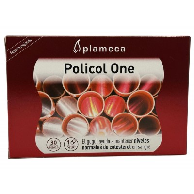 Policol One 30 Cápsulas de Plameca Plameca PLA-84553 Ayudas niveles Colesterol y Trigliceridos salud.bio