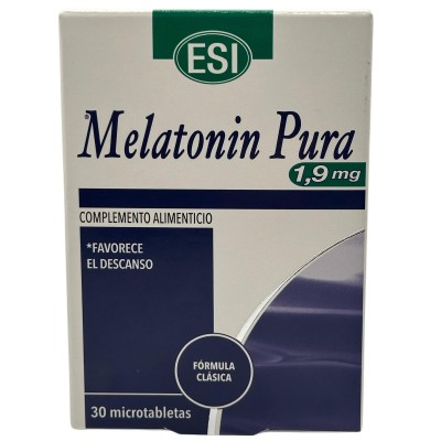 Melatonin pura (Melatonina) 1,9 mg (30 Comprimidos) de ESI ESI ESI-00952 insomnio y descanso salud.bio