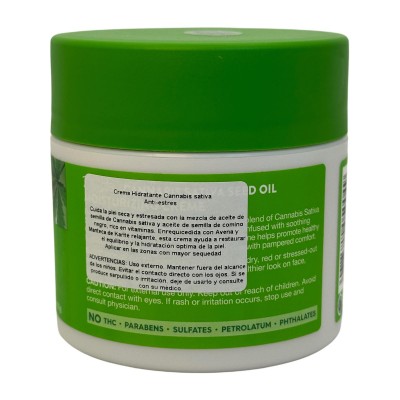 JASÖN Crema Facial Hidratante Cannabis Sativa 113g JASÖN 300120 Cosmética Natural salud.bio