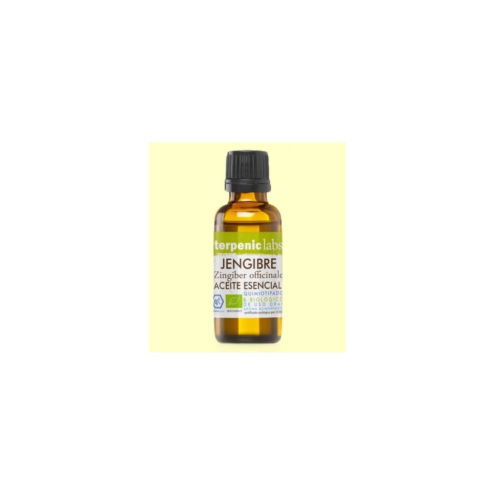 Jengibre Aceite Esencial Bio 30Ml. - Terpenic Labs Terpenic Labs aejen0030 Aceites esenciales uso interno salud.bio