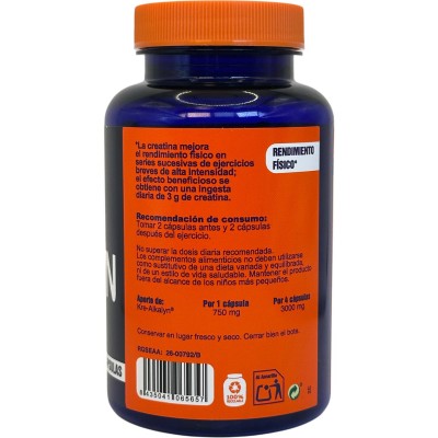 KRE-ALCALYN® (Creatina Alcalina) 120 cápsulas serie competition de MEGAPLUS Artesania Agrícola ART-06565 Suplementos Deportiv...