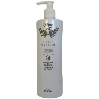 Leche Corporal con Aceite de OLIVA (Protege é Hidrata) 500ml de Plantis Artesania Agrícola ART-03563 Cosmética Natural salud.bio