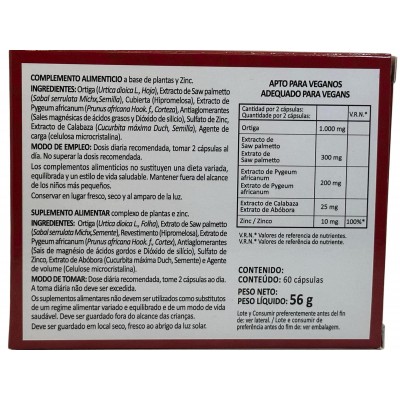 Cucurbita Forte (Prostata) 60 cápsulas de Integralia INTEGRALIA INT-54530 Bienestar urinario. Ayuda en el bienestar urinario....