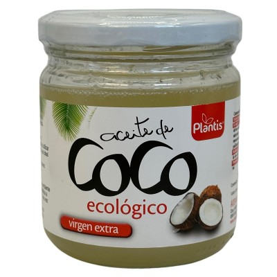 Aceite de Coco ECO BIO (Virgen extra) 250g de Plantis Artesania Agrícola ART-04721 Aceites naturales salud.bio