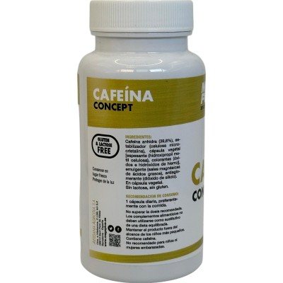 CAFEÍNA (Serie CONCEPT) 90 comprimidos 200mg de Megaplus Megaplus MEG-06371 Suplementos Deportivos (Complementos Alimenticios...