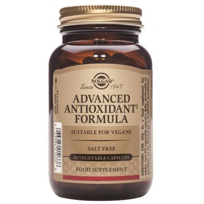 Formula Antioxidante Avanzada, Cápsulas Vegetales de Solgar Solgar  Antioxidantes salud.bio