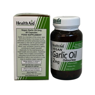 Aceite de Ajo (Allium sativum) de Health Aid Health Aid 802245 Sistema circulatorio salud.bio