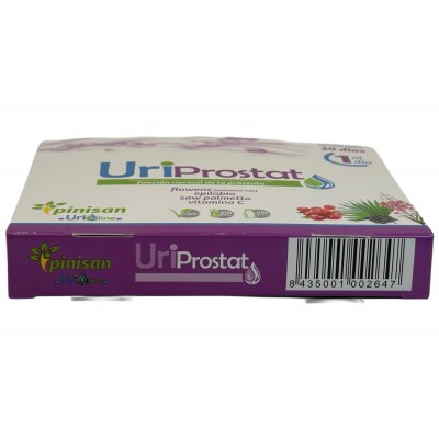 UriProstat (ayuda función normal próstata) 30 cápsulas de Pinisan Pinisan PIN-00264 Bienestar urinario. Ayuda en el bienestar...