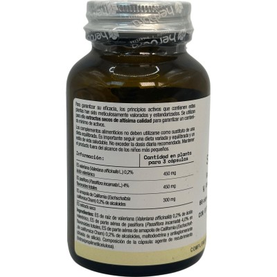 Sedancap 500mg 60 cápsulas vegetales de herbora Herbora HER-14203 Estados emocionales, ansiedad, estrés, depresión, relax sal...