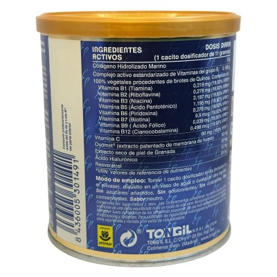 Dermo Colágeno Reforzado 275gr (con antioxidantes) de Tongil Tongil M36 Nutricosmética salud.bio