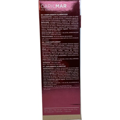 Pack Ahorro CAPILMAR 60 cápsulas y Loción Anticaída de Marnys Marnys COMBOCC Piel, Cabello y Uñas, Complementos y Vitaminas s...