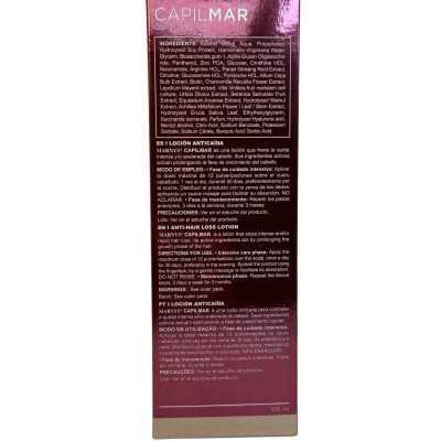 Pack Ahorro CAPILMAR 60 cápsulas y Loción Anticaída de Marnys Marnys COMBOCC Piel, Cabello y Uñas, Complementos y Vitaminas s...