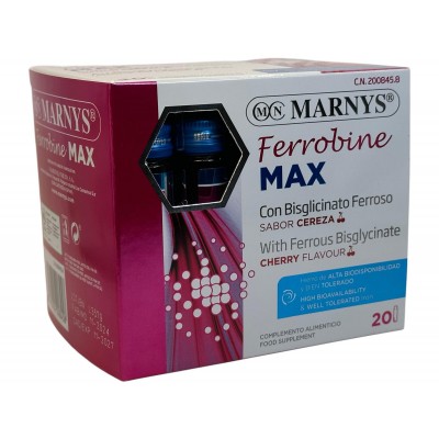 Ferrobine MAX 20 viales 10ml de Marnys Marnys MNV426 Minerales salud.bio
