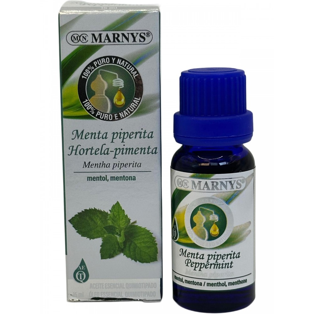 Aceite esencial de Menta Piperita Marnys 15 ml Marnys AA018 Aceites esenciales uso interno salud.bio