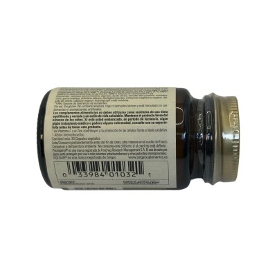 Formula Antioxidante Avanzada, Cápsulas Vegetales de Solgar Solgar  Antioxidantes salud.bio