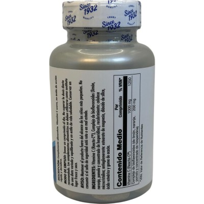 Reacta C™ (Vitamina C retard) 1000 mg 60 Comprimidos de Kal SOLARAY 74880 Vitamina C salud.bio