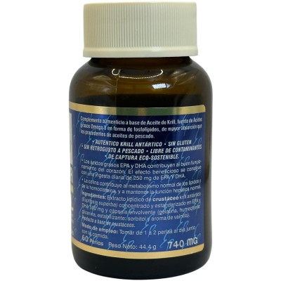 Ultra KRILL (Aceite de Krill Antártico) 60 Perlas Estado puro de Tongil Tongil M33 Ayudas niveles Colesterol y Trigliceridos ...