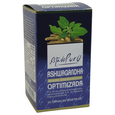 Ashwagandha Optimizada Sensoril® 300mg 30 Cápsulas de Estado Puro Tongil M58 Estados emocionales, ansiedad, estrés, depresión...