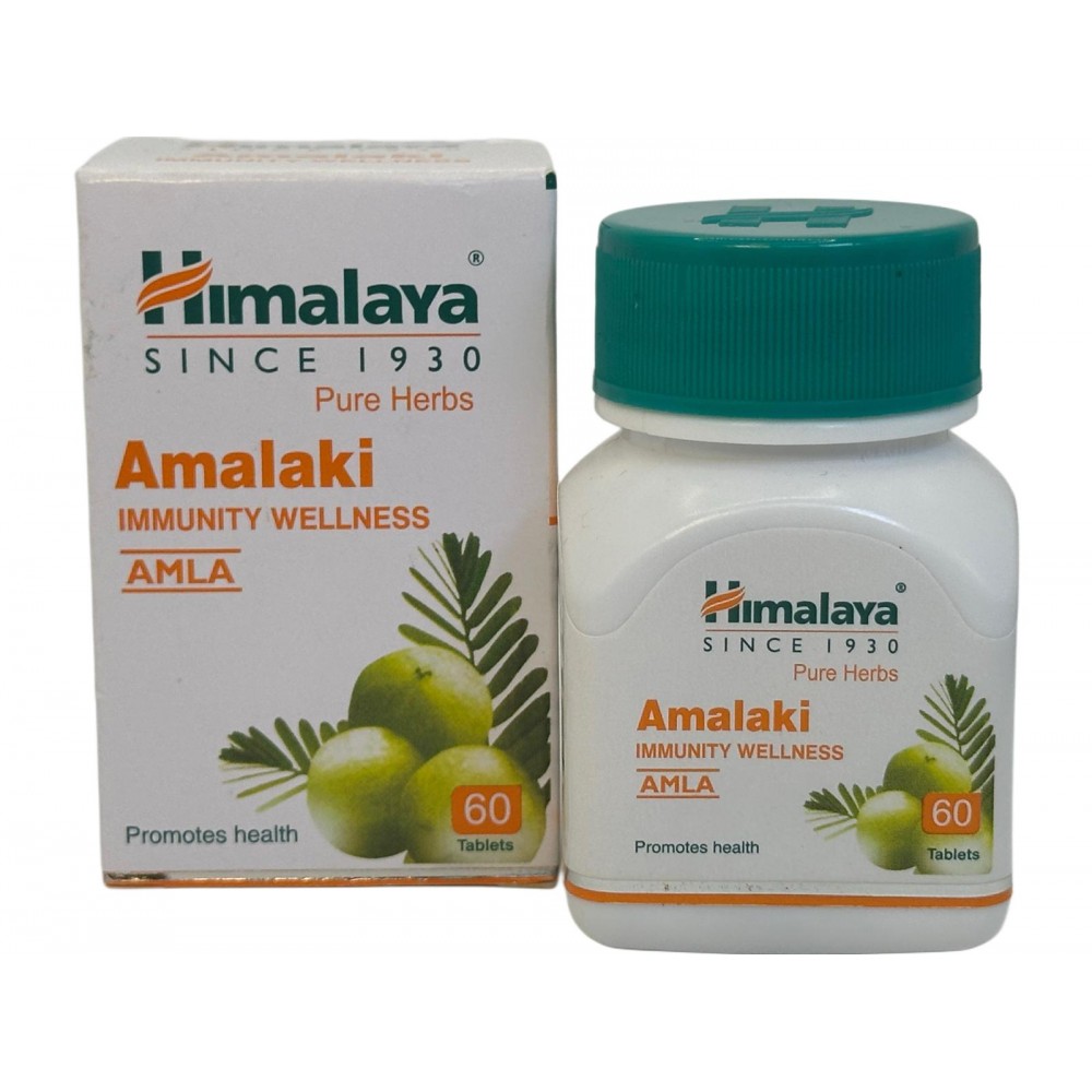 Amla C (amalaki) 60 comprimidos de Himalaya Himalaya X00116OEJXV Sistema inmunitario salud.bio