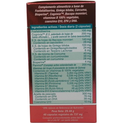 NIVELMEMORIX 40 Cápsulas de Tongil Tongil TON-30141 Memoria salud.bio