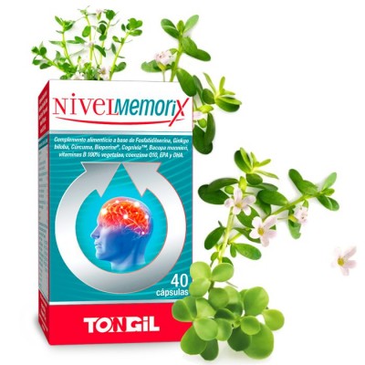 NIVELMEMORIX 40 Cápsulas de Tongil Tongil TON-30141 Memoria salud.bio