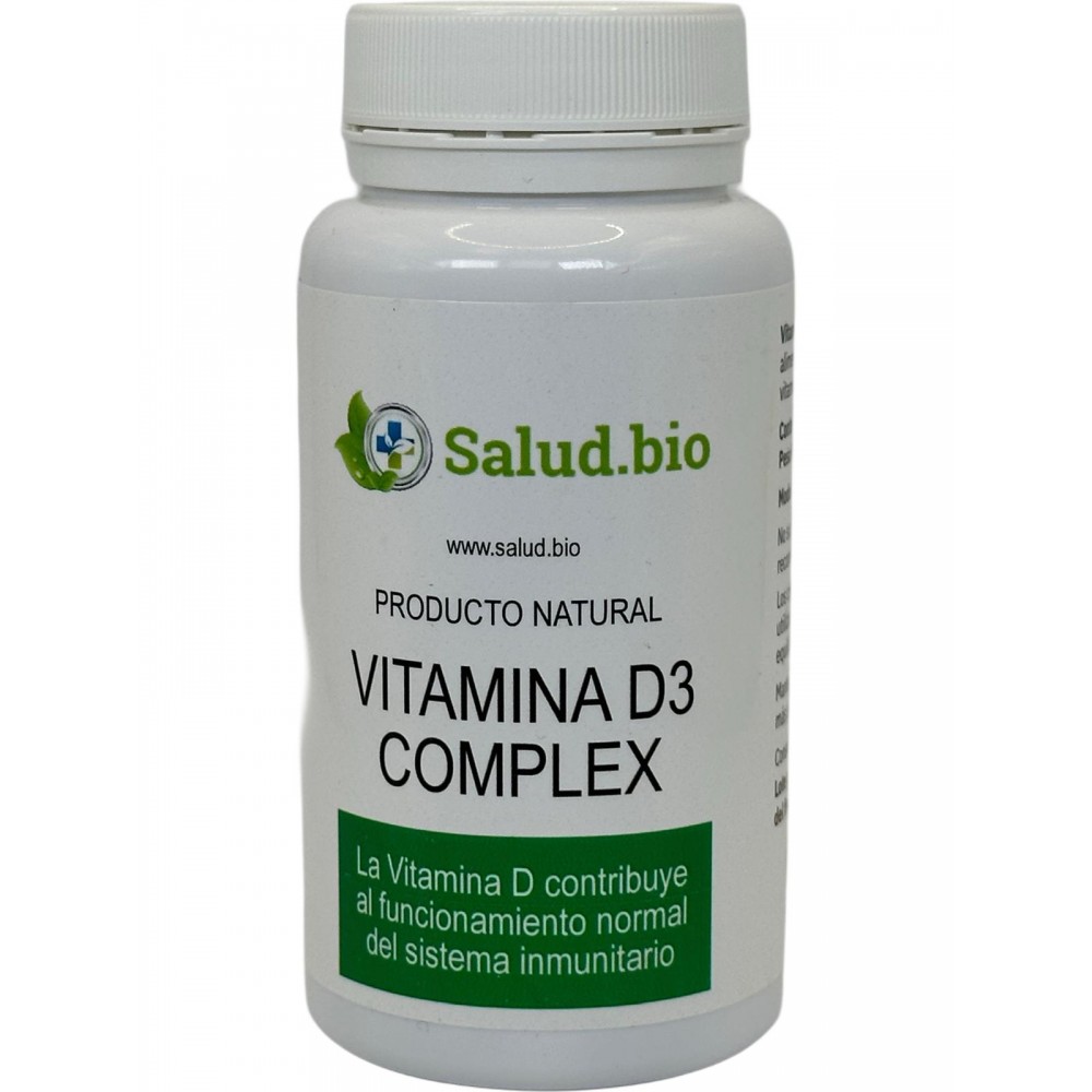 Vitamina D3 Complex (D3 4000 iU + Omega 3 TG) de Salud.bio Espadiet SABIO-04009 Ayudas niveles Colesterol y Trigliceridos sal...