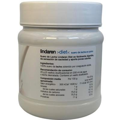 Suero de leche en polvo Diet 500gr de Lindaren Artesania Agrícola  Control de Peso salud.bio