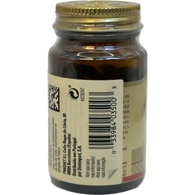 Vitamina E 200 UI 134mg (200 IU) 50 Cápsulas blandas (Perlas) de Solgar Solgar SOL-03500 Vitamina E salud.bio