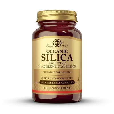 Silice Oceánico 25mg 50 cápsulas vegetales Solgar Solgar 102570 Vitaminas y Minerales salud.bio