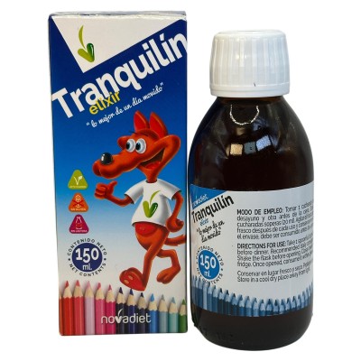 Tranquilín Elixir 150ml de Novadiet Novadiet NOV-04062 insomnio y descanso salud.bio