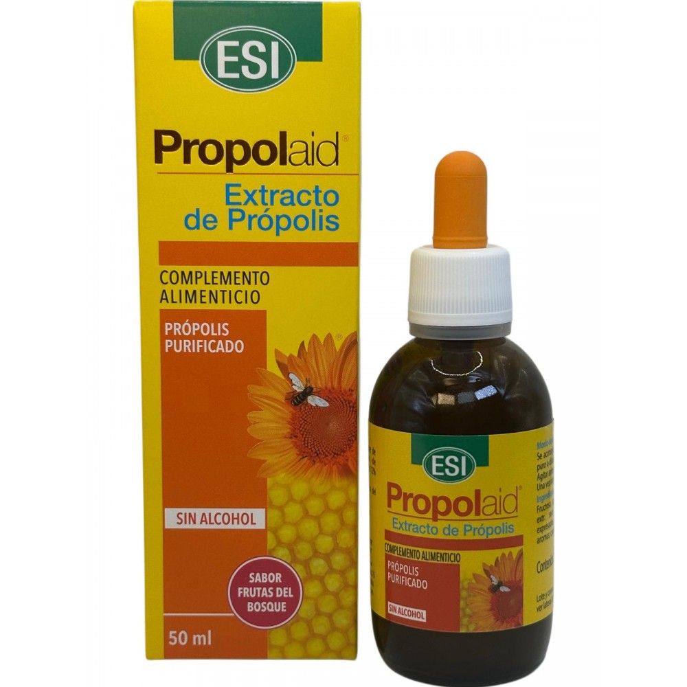 Propolaid extracto de propolis 50ml sin alcohol de ESI ESI ESI-21010601 Acción benéfica garganta y pecho salud.bio