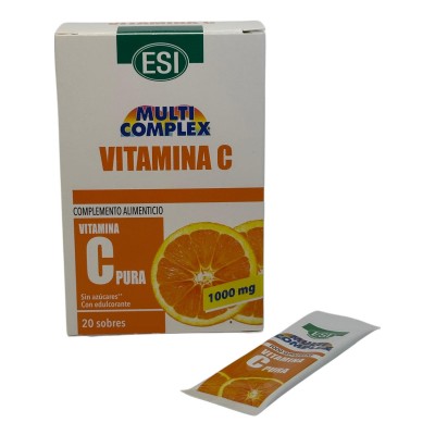 Vitamina C 1000mg POLVO (20 sobres) de ESI® ESI ESI-33010822 Vitamina C salud.bio