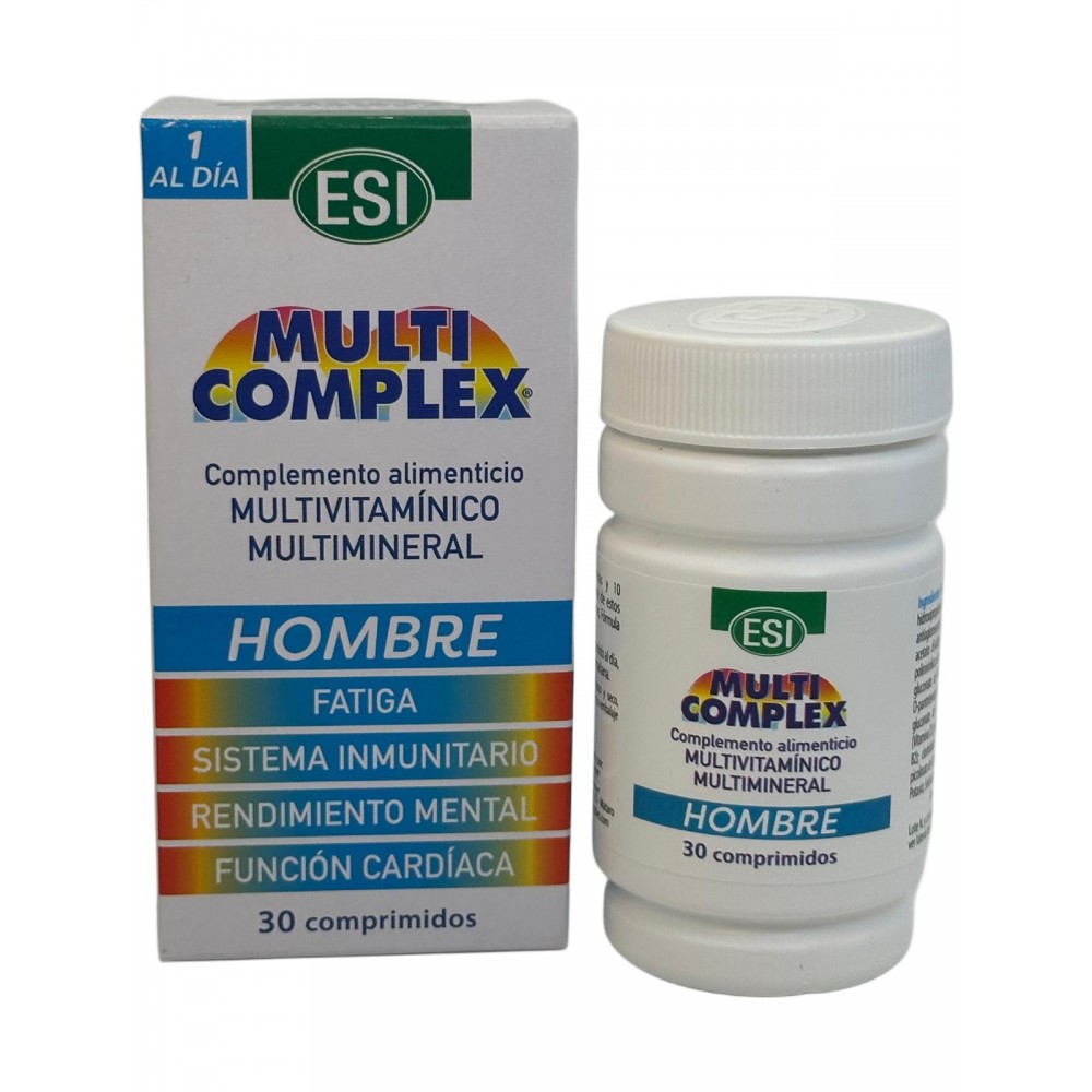 Multicomplex HOMBRE (Vitaminas y Minerales) 30 comprimidos de ESI ESI ESI-13529 Vitaminas y Multinutrientes salud.bio