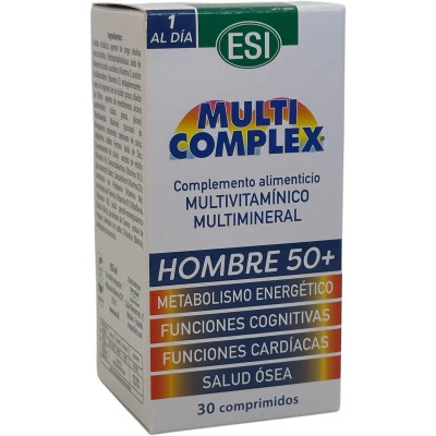 Multicomplex HOMBRE 50+ (Vitaminas y Minerales) 30 comprimidos de ESI ESI ESI-13526 Vitaminas y Multinutrientes salud.bio