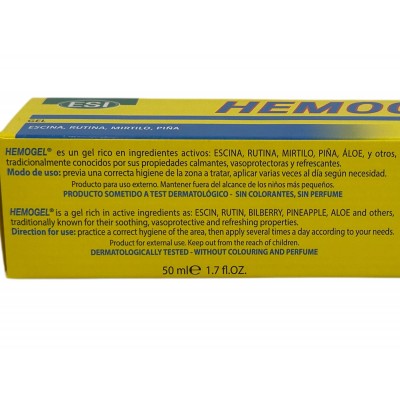 Hemogel 50ml de ESI ESI 49010201 Plantas Medicinales salud.bio