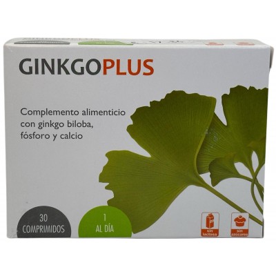 Ginkgo Plus 30 comprimidos de Herbofarm HerboFarm HFA-77050 Sistema circulatorio salud.bio