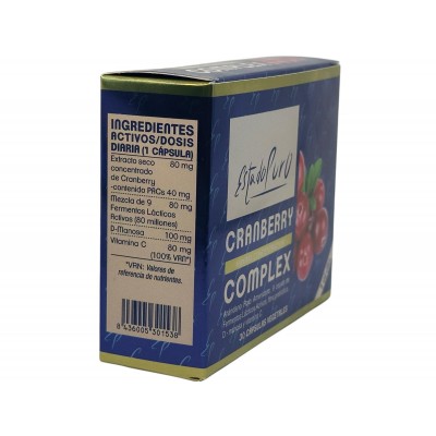 Cranberry complex 30 Cápsulas Estado Puro de Tongil Tongil M38 Bienestar urinario. Ayuda en el bienestar urinario. salud.bio