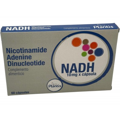 NADH Plus (Nicotinamide Adenine Dinucleotide) 60 Cápsulas de Plantis Artesania Agrícola ART-03560 Antioxidantes salud.bio