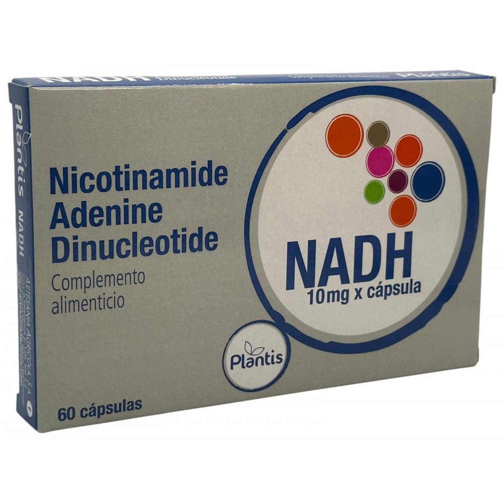 NADH Plus (Nicotinamide Adenine Dinucleotide) 60 Cápsulas de Plantis Artesania Agrícola ART-03560 Antioxidantes salud.bio