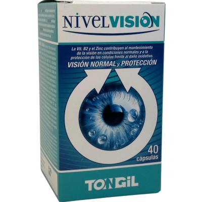 NIVELVISIÓN (Visión y Protección) 40 Cápsulas de Tongil Tongil H34 Ojos, visión salud.bio