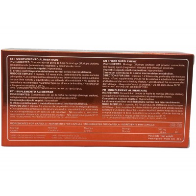 MORINGAMAR (Moringa + Cromo) 60 cápsulas de Marnys Marnys MN478A Control de Peso salud.bio