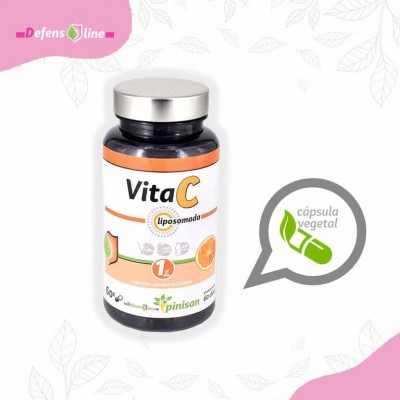 VITAMINA C LIPOSOMADA 750mg 60 Cápsulas de Pinisan Pinisan 106.00279 Vitamina C salud.bio