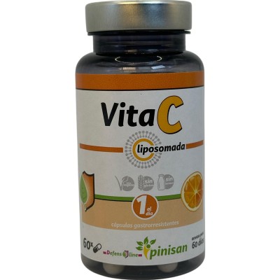 VITAMINA C LIPOSOMADA 750mg 60 Cápsulas de Pinisan Pinisan 106.00279 Vitamina C salud.bio